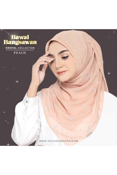 BAWAL BANGSAWAN KRISTAL - PEACH